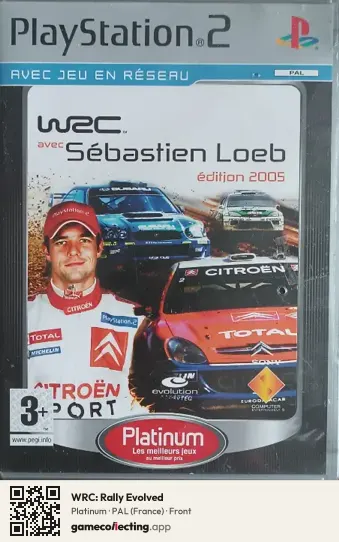 WRC: Rally Evolved PlayStation 2, France box front