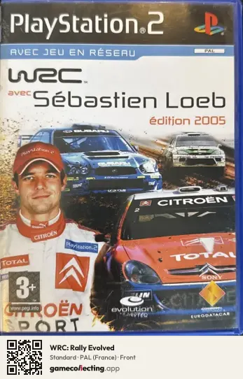 WRC: Rally Evolved PlayStation 2, France box front