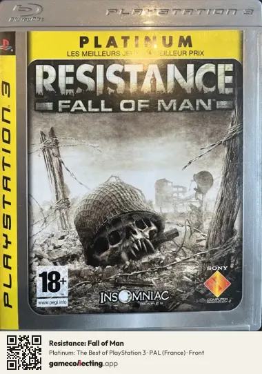 Resistance: Fall of Man PlayStation 3, France box front