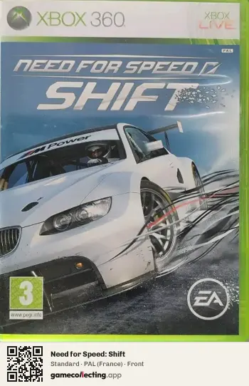 Need for Speed: Shift Xbox 360, France box front