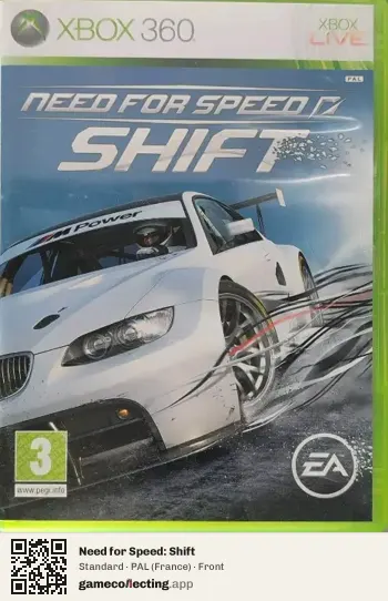 Need for Speed: Shift Xbox 360, France box front