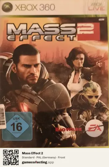 Mass Effect 2 Xbox 360, Germany box front