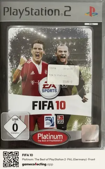 FIFA 10 PlayStation 2, Germany box front