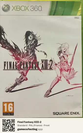 Final Fantasy XIII-2 Xbox 360, France box front