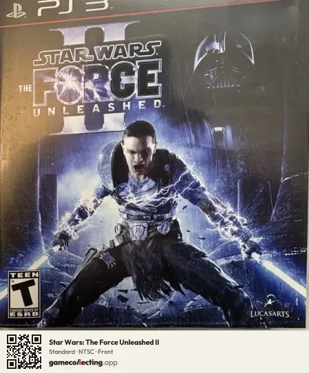 Star Wars: The Force Unleashed II PlayStation 3, NTSC box front