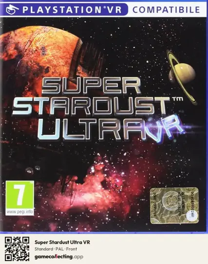 Super Stardust Ultra VR PlayStation 4, PAL box front