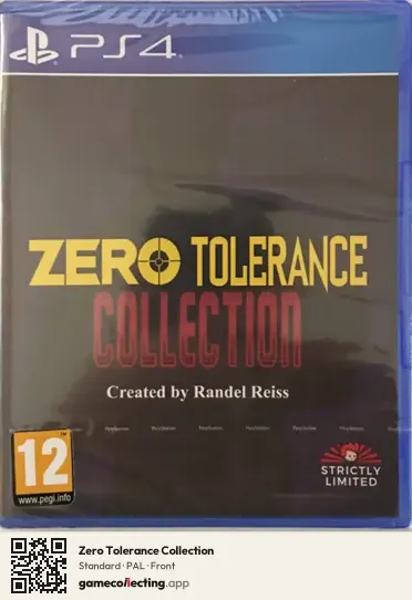 Zero Tolerance Collection PlayStation 4, PAL box front