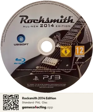 Rocksmith 2014 Edition PlayStation 3, PAL disc