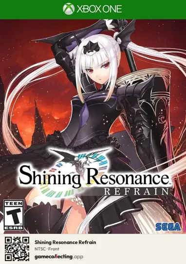Shining Resonance Refrain Xbox One, NTSC box front