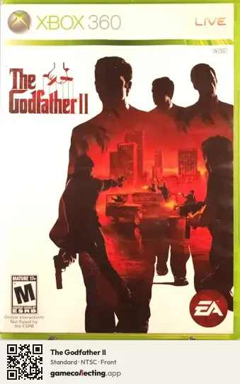 The Godfather II Xbox 360, NTSC box front
