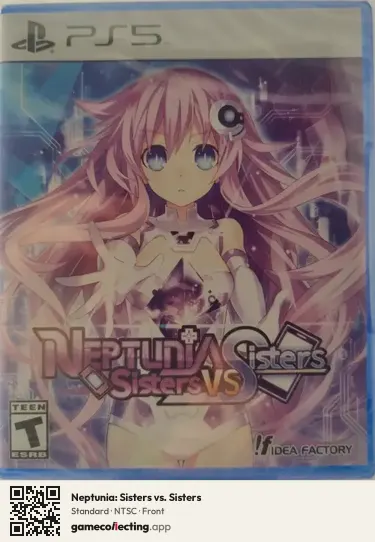 Neptunia: Sisters vs. Sisters PlayStation 5, NTSC box front
