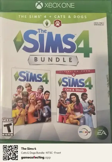 The Sims 4 Xbox One, NTSC box front
