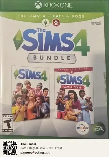 The Sims 4 Xbox One, NTSC box front