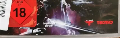 Ninja Gaiden 3, the USK square on its front