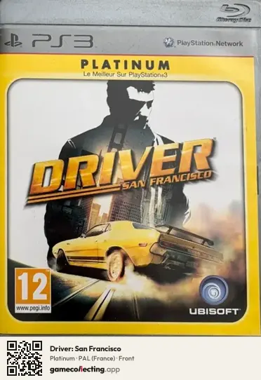 Driver: San Francisco PlayStation 3, France box front