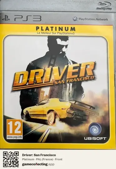 Driver: San Francisco PlayStation 3, France box front