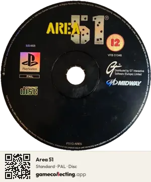 Area 51 PlayStation, PAL disc