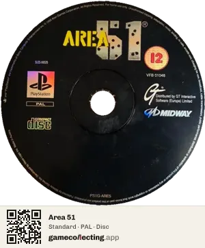 Area 51 PlayStation, PAL disc