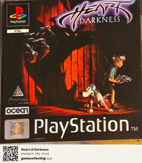 Heart of Darkness PlayStation, PAL box front