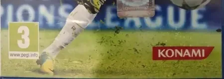Pro Evolution Soccer 2012, the PEGI square on its front