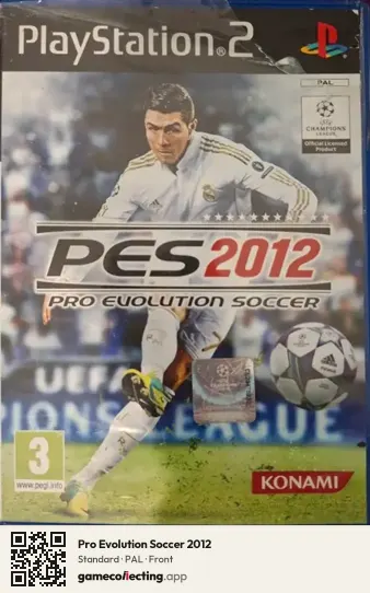 Pro Evolution Soccer 2012 PlayStation 2, PAL box front