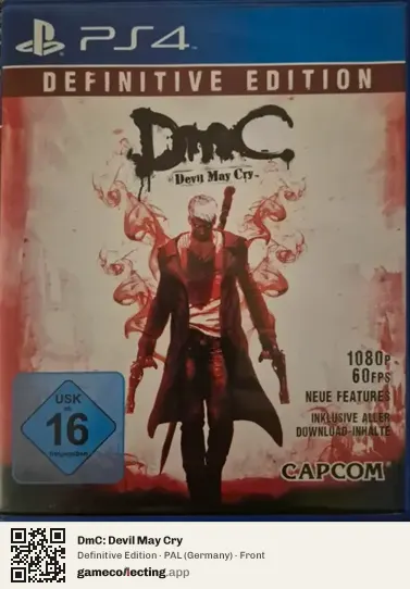 DmC: Devil May Cry PlayStation 4, Germany box front