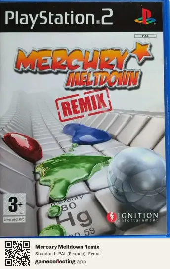 Mercury Meltdown Remix PlayStation 2, France box front