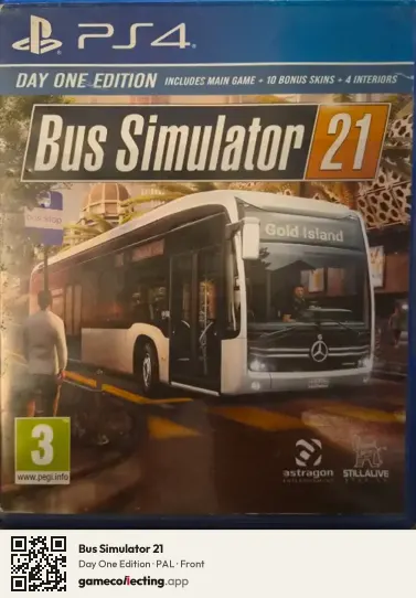Bus Simulator 21 PlayStation 4, PAL box front