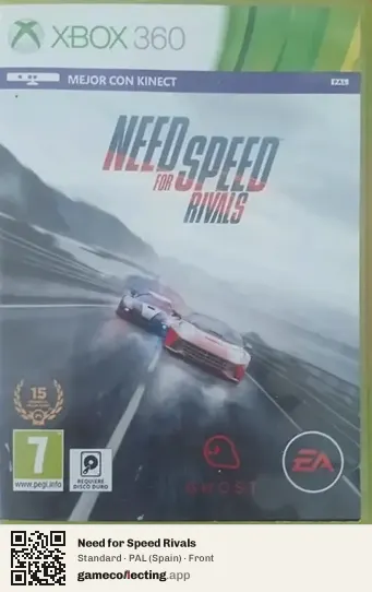 Need for Speed Rivals Xbox 360, Spain box front