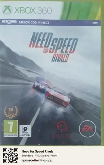 Need for Speed Rivals Xbox 360, Spain box front