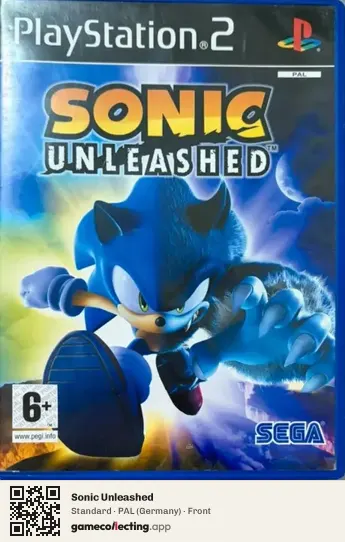 Sonic Unleashed PlayStation 2, Germany box front