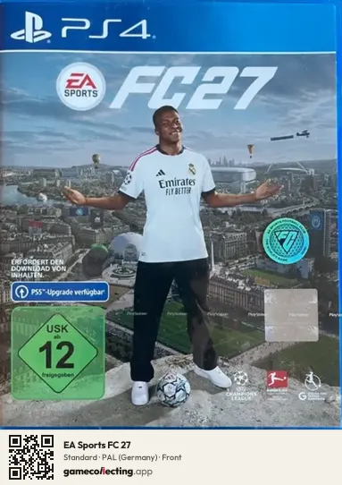 EA Sports FC 27 PlayStation 4, Germany box front