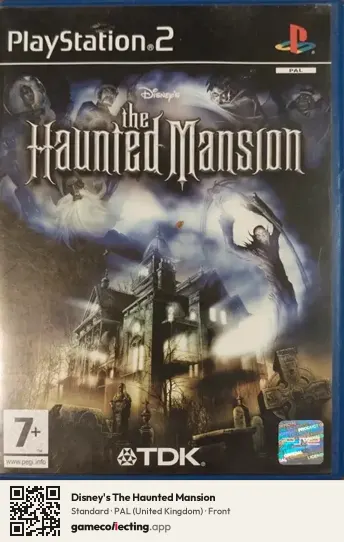 Disney's The Haunted Mansion PlayStation 2, United Kingdom box front