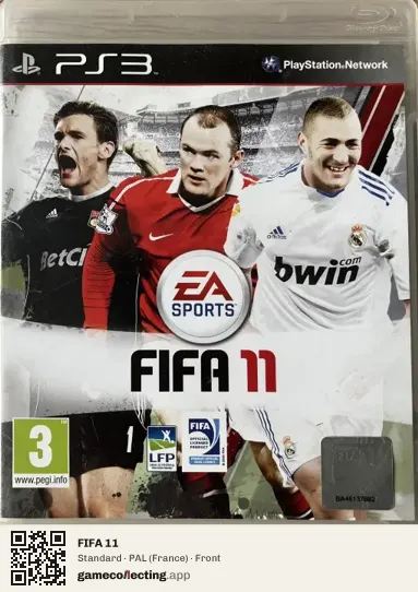 FIFA 11 PlayStation 3, France box front