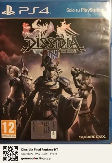 Dissidia Final Fantasy NT PlayStation 4, Italy box front