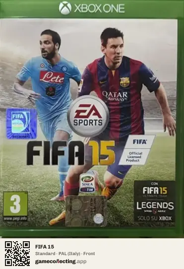 FIFA 15 Xbox One, Italy box front