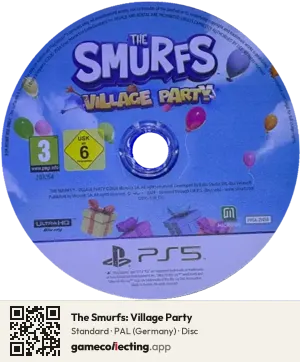 The Smurfs: Village Party PlayStation 5, PAL disc