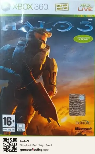 Halo 3 Xbox 360, Italy box front