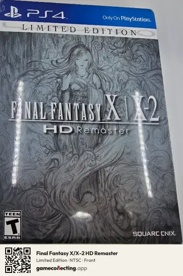 Final Fantasy X/X-2 HD Remaster PlayStation 4, NTSC box front