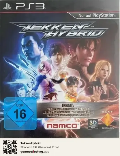 Tekken Hybrid PlayStation 3, Germany box front