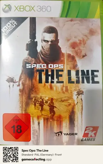 Spec Ops: The Line Xbox 360, Germany box front