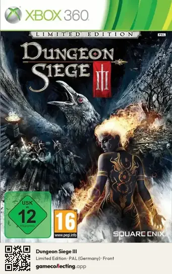 Dungeon Siege III Xbox 360, Germany box front