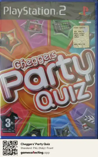 Cheggers' Party Quiz PlayStation 2, Italy box front