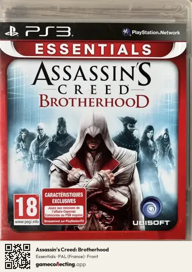 Assassin's Creed: Brotherhood PlayStation 3, France box front