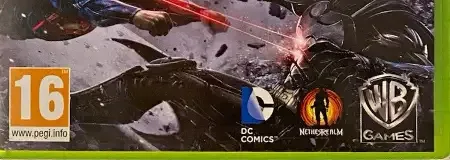 Injustice: Gods Among Us, the PEGI square on its front