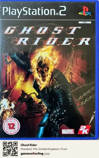 Ghost Rider PlayStation 2, United Kingdom box front