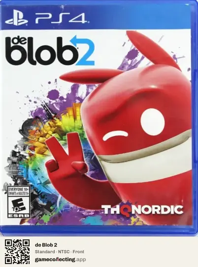 de Blob 2 PlayStation 4, NTSC box front