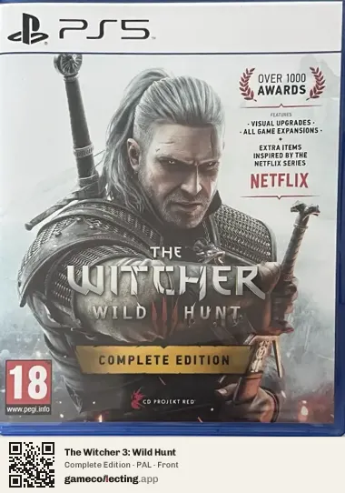 The Witcher 3: Wild Hunt PlayStation 5, PAL box front