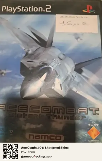Ace Combat 04: Shattered Skies PlayStation 2, PAL box front