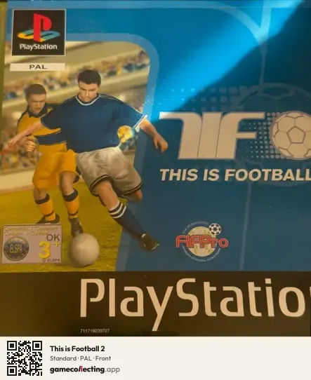 This is Football 2 PlayStation, PAL box front